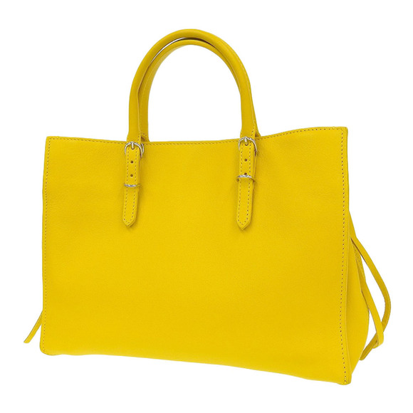 Balenciaga Papier Yellow Leather handbag - Picture 1 of 9